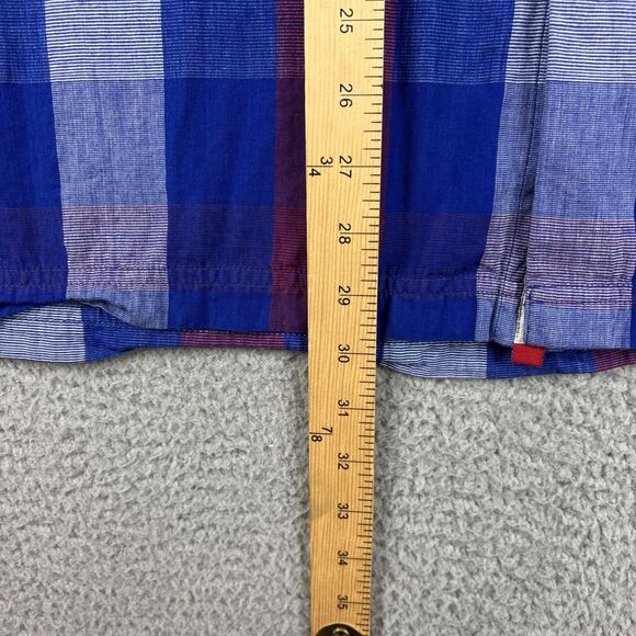 Ecko Unlimited The Krute Shirt Men’s XL Blue Check Button Casual - Picture 4 of 14